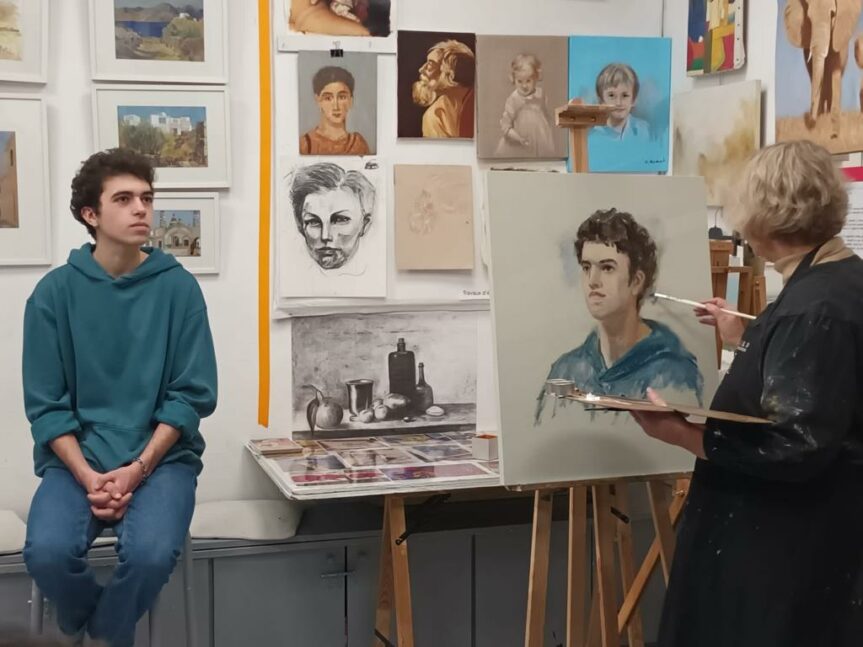 Stage de peinture « Portrait d’après modèle vivant »